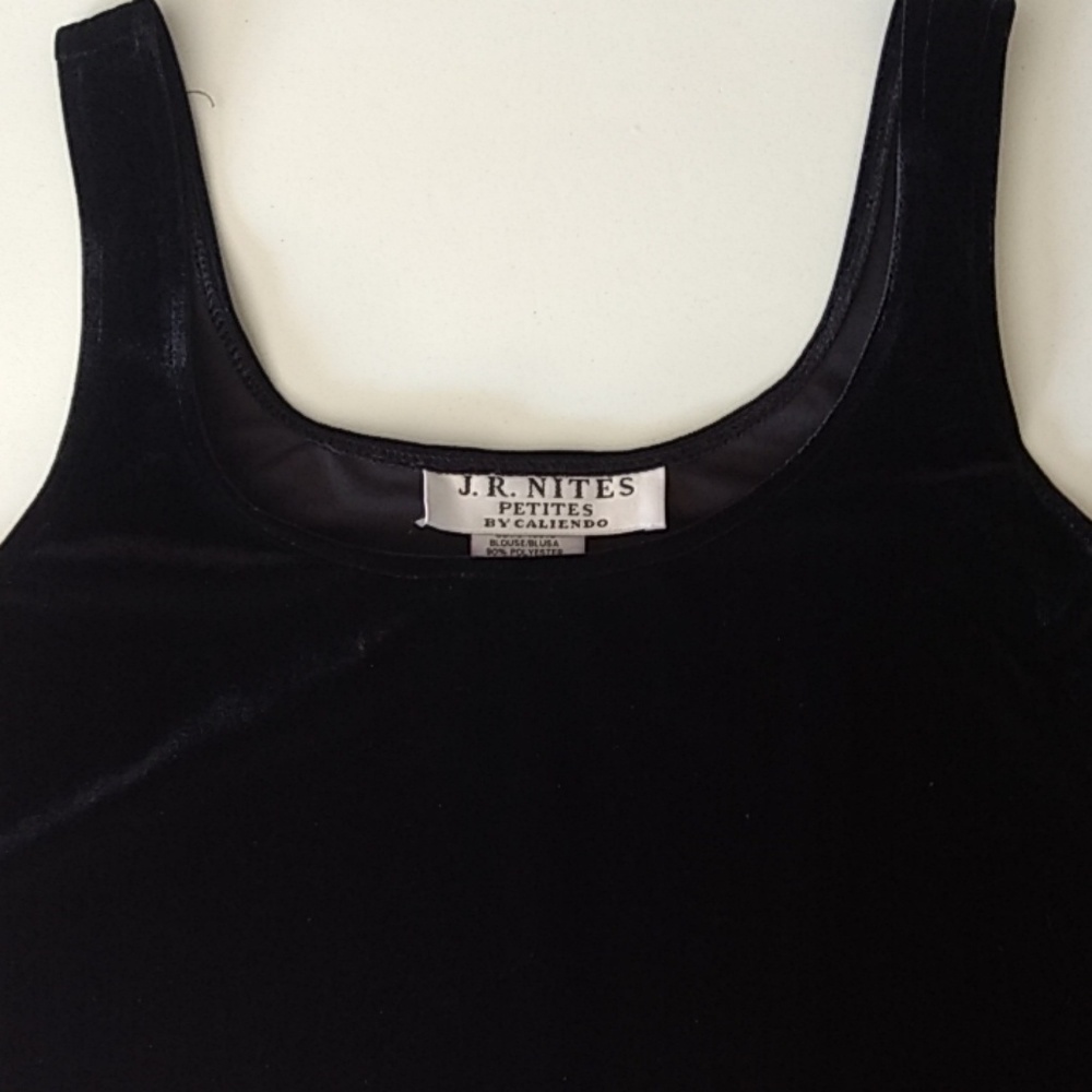 J.R. Nites petites black tank